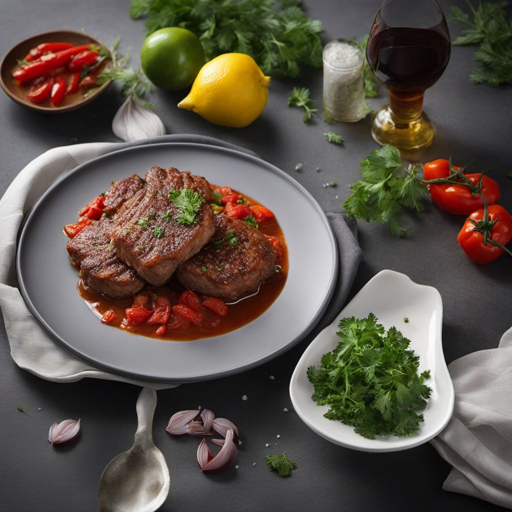 Croatian-style Braised Veal Cutlets with Rice