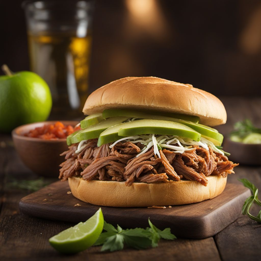 Cuban-Inspired Pulled Pork Sandwich