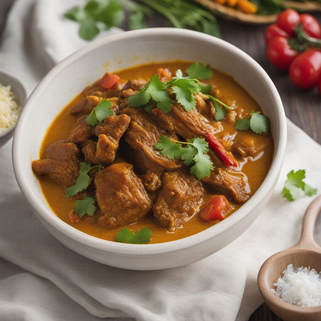 Curry Duck with Caribbean Flavors