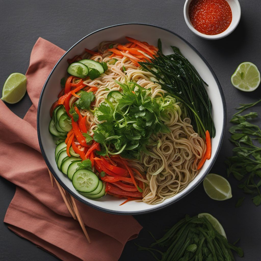 Danish-inspired Wakame Noodle Salad