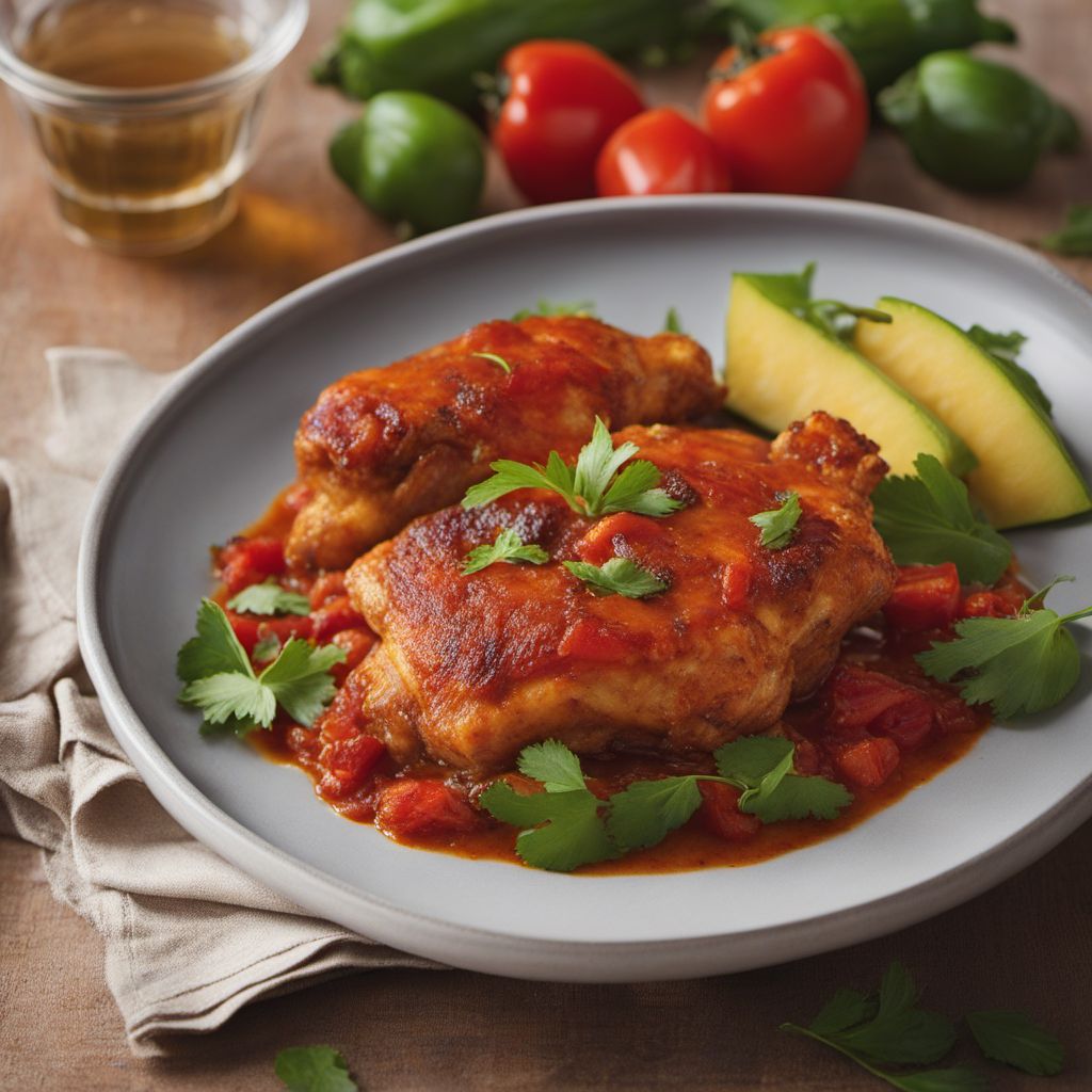 Dominican-style Pollo a la Catalana