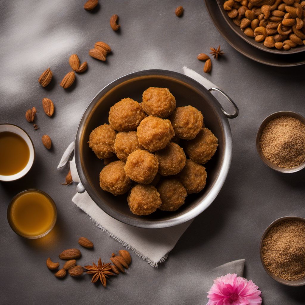 East Indian Coconut Jaggery Laddu