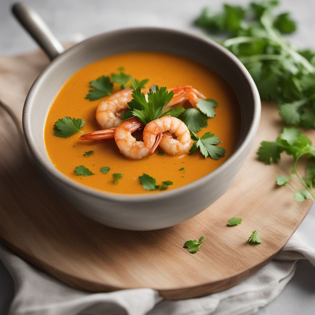 Eastern Arabian Spiced Shrimp Bisque