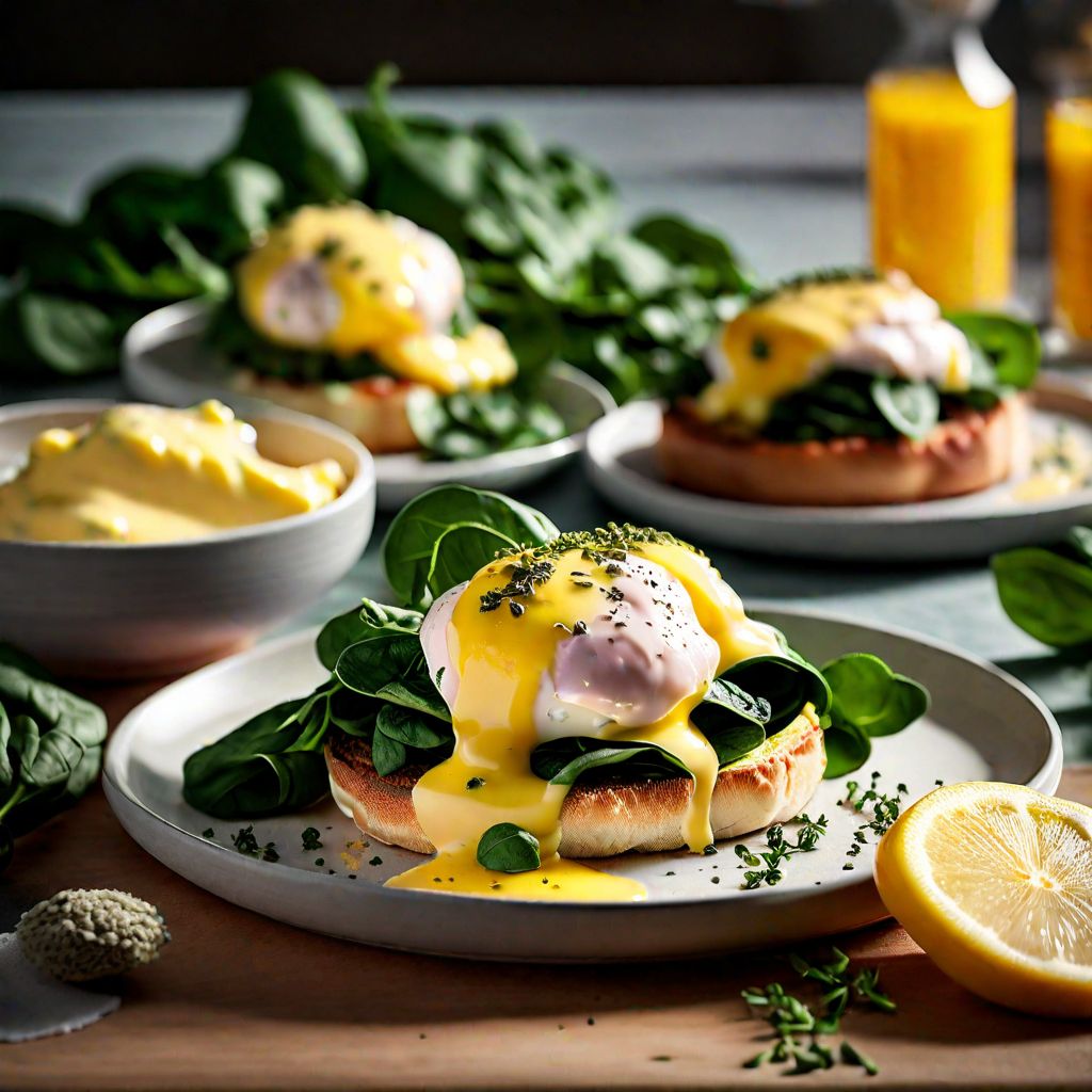 Greek-style Eggs Benedict