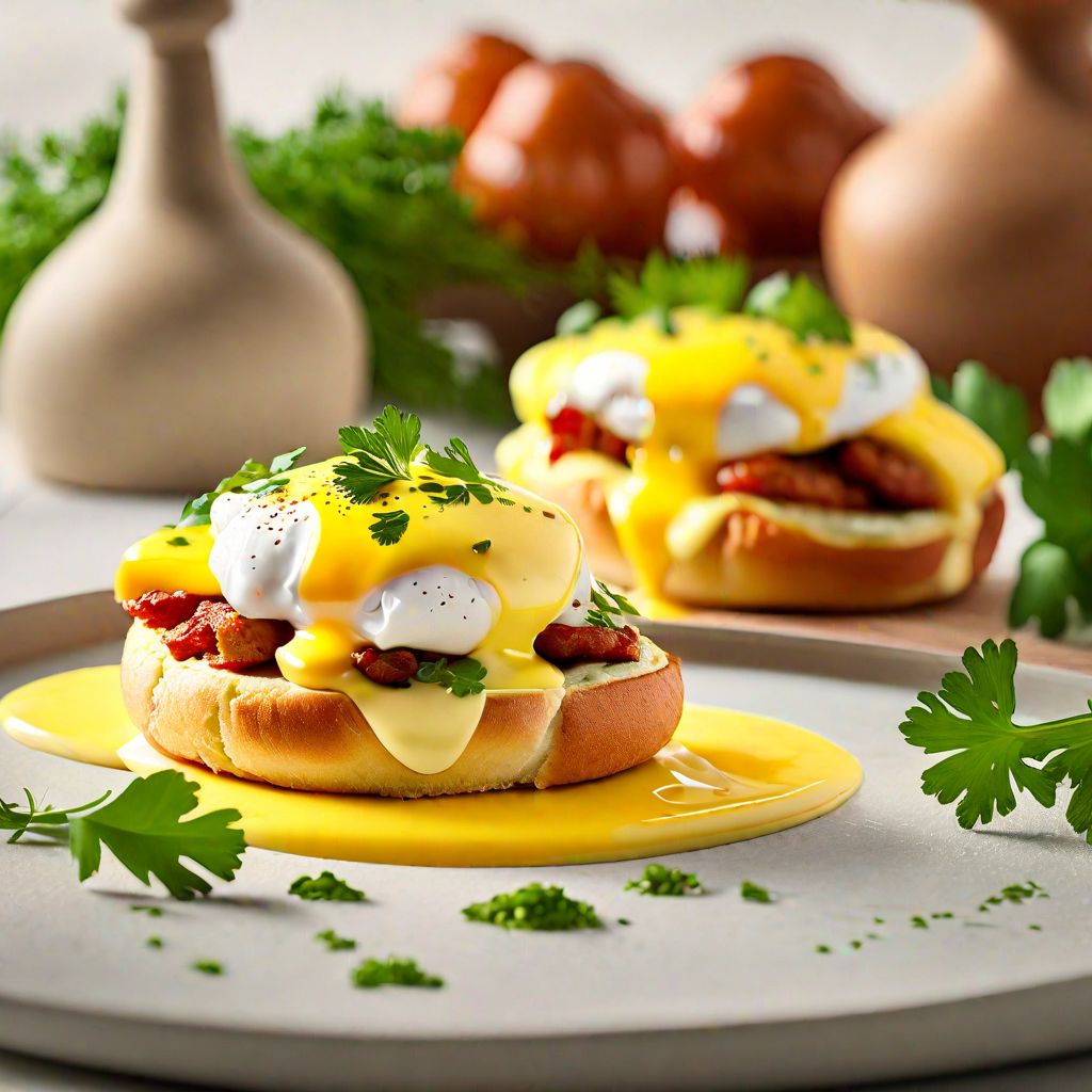 Spanish-style Eggs Benedict