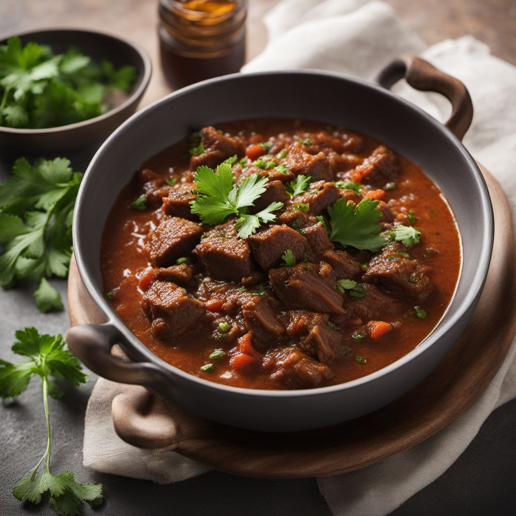 Egyptian Spiced Lamb Stew with Rice