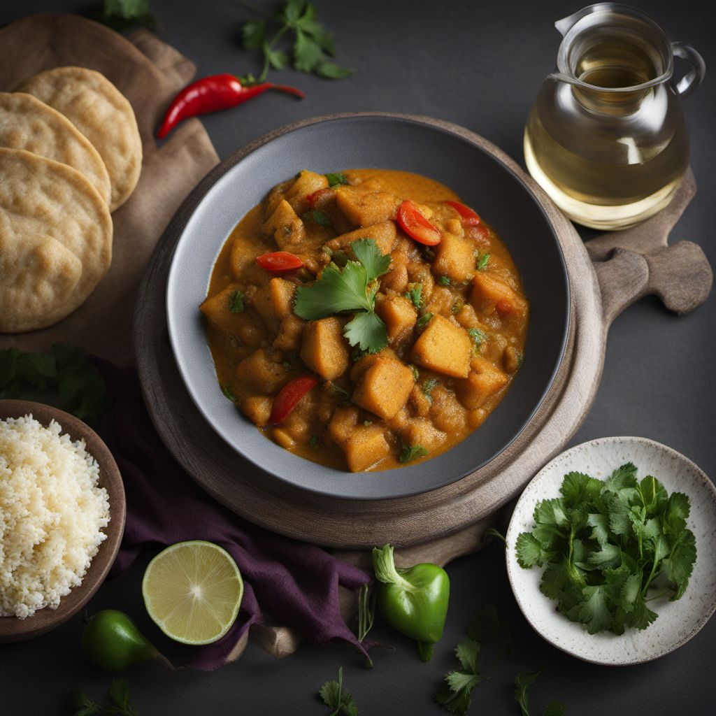 Emirati-style Potato and Cauliflower Curry