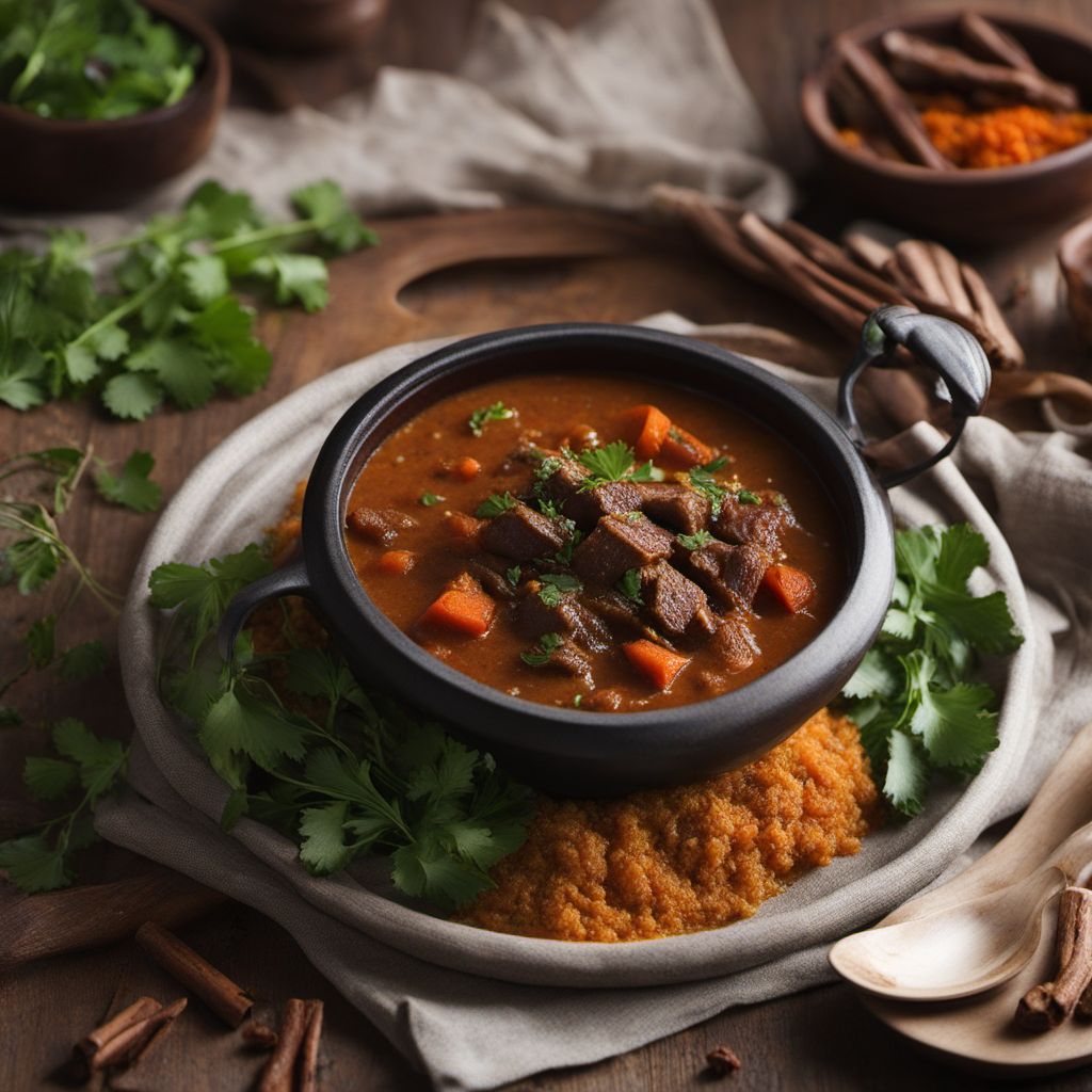 Emirati-style Spiced Caribou Stew