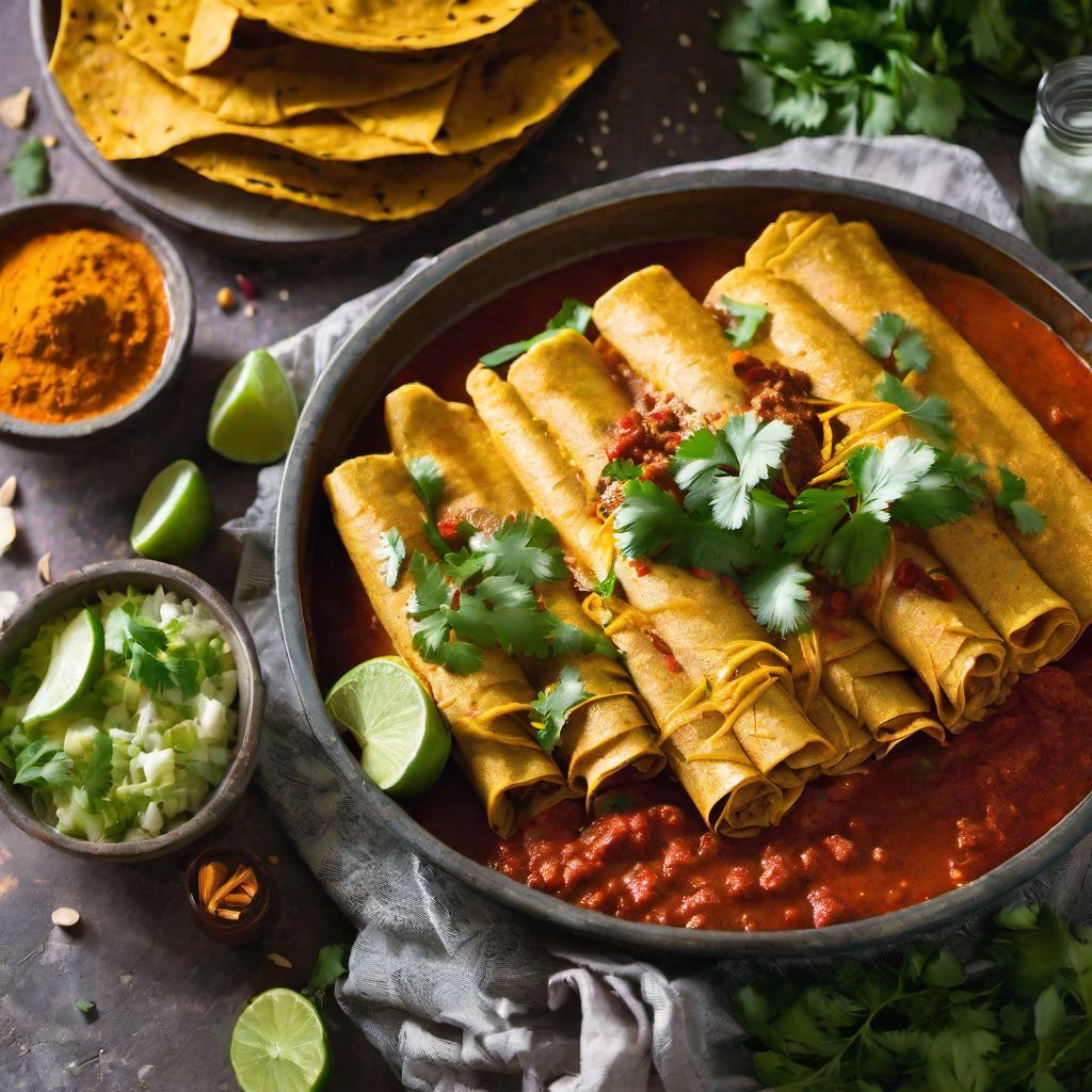 Indo-style Enchiladas