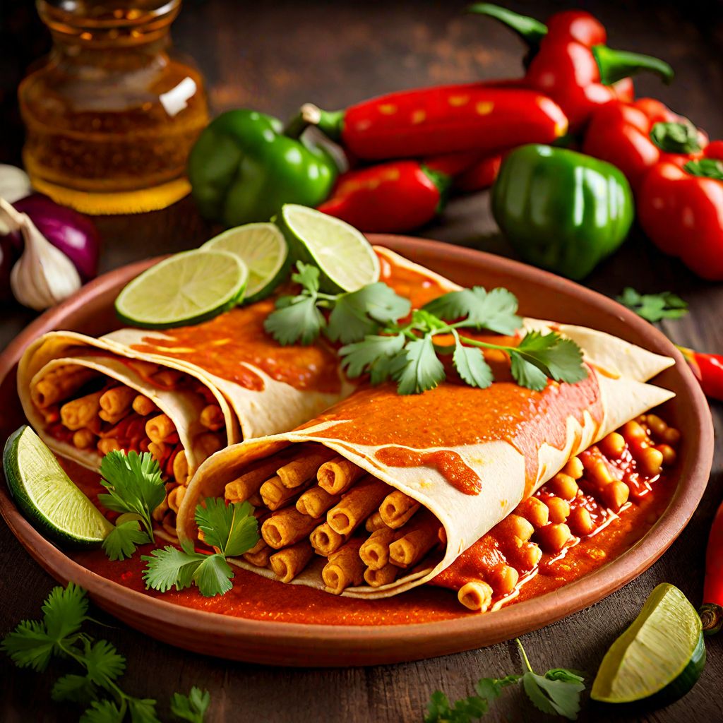 Moroccan-Inspired Enchiladas