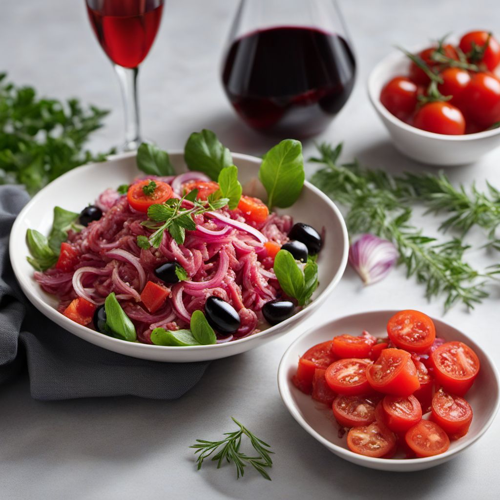 Ensalada Murciana - Spanish Tomato and Tuna Salad