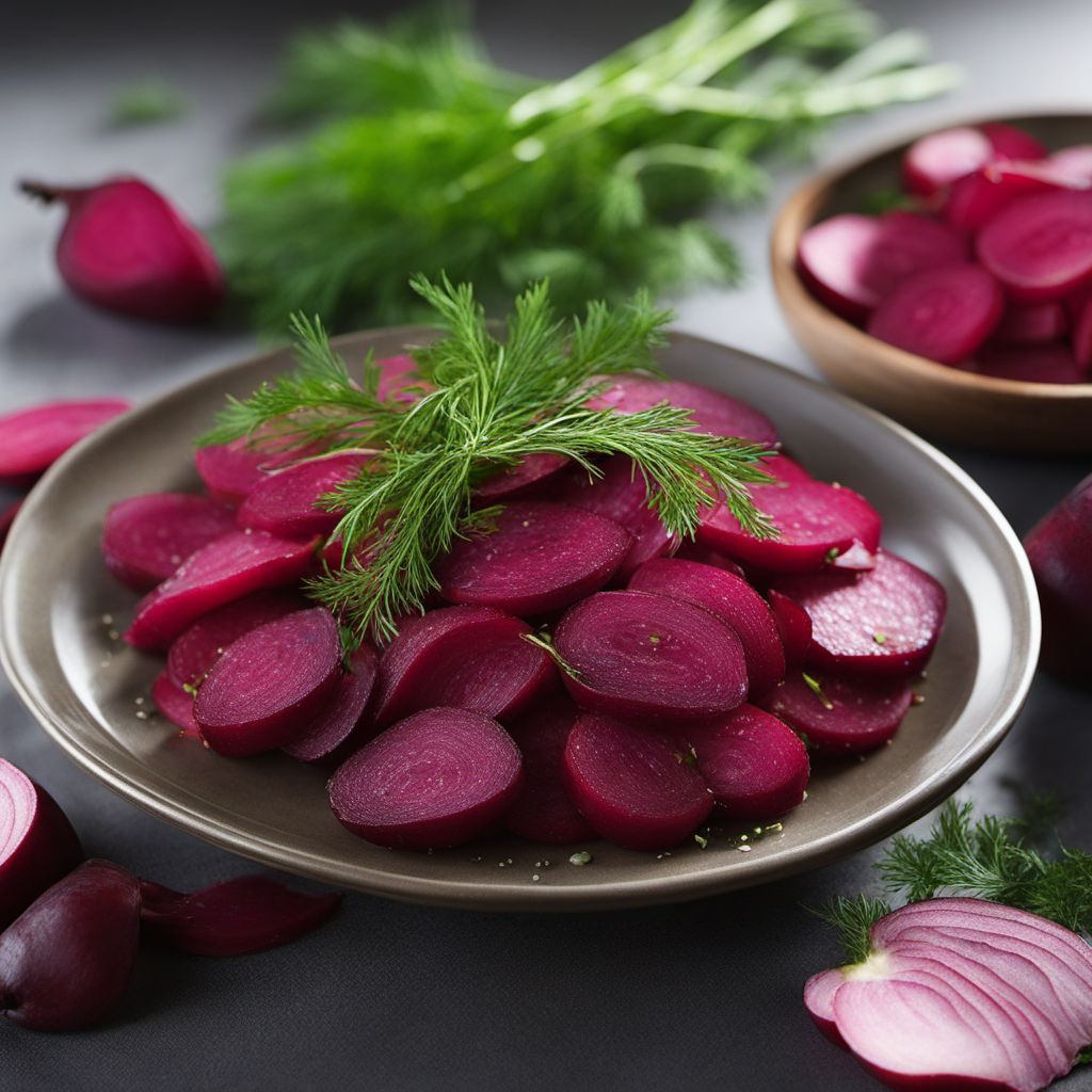 Estonian Beetroot and Potato Salad