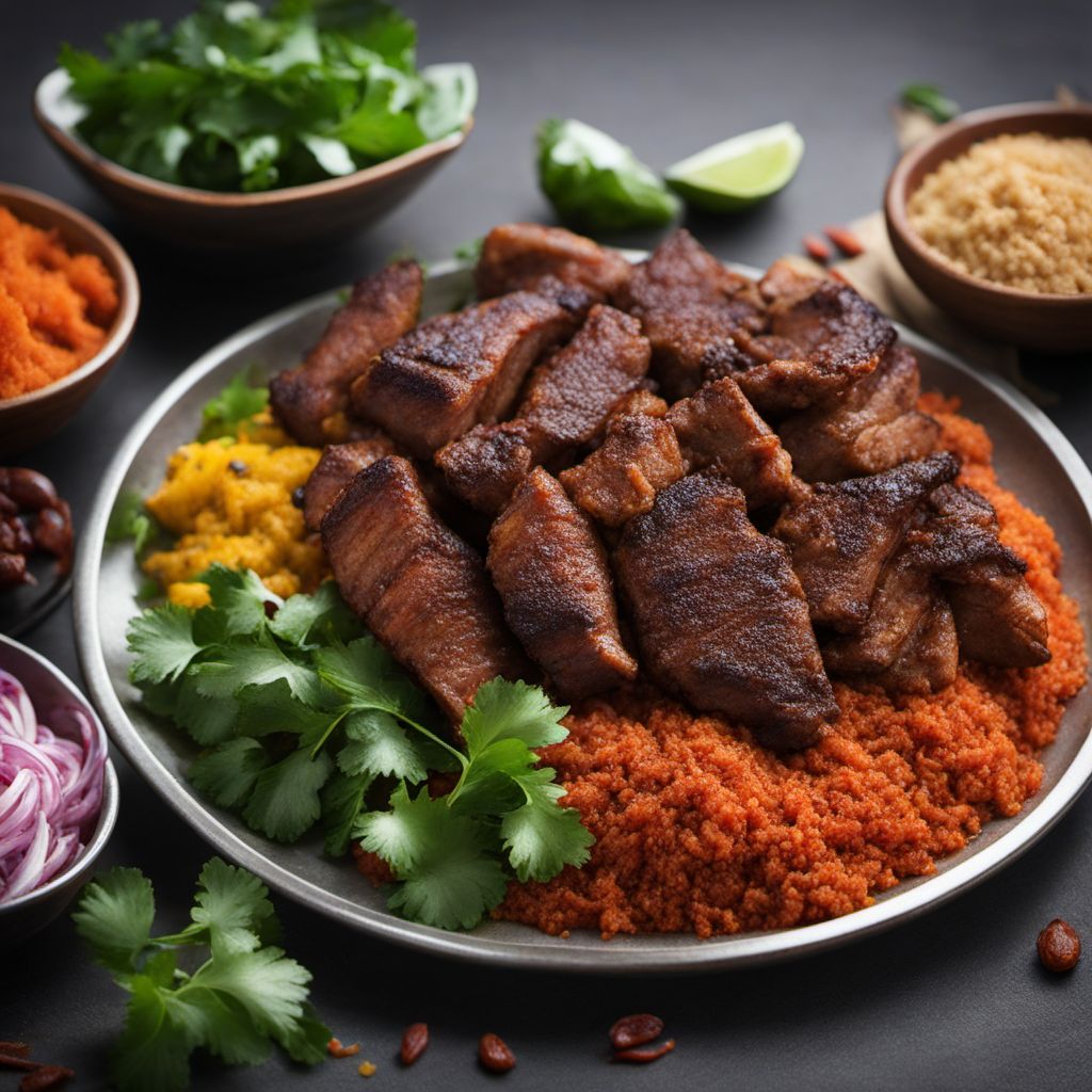 Ethiopian-style Grilled Meat Platter