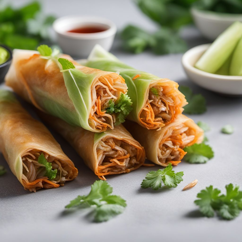 Eurasian-inspired Crispy Spring Rolls