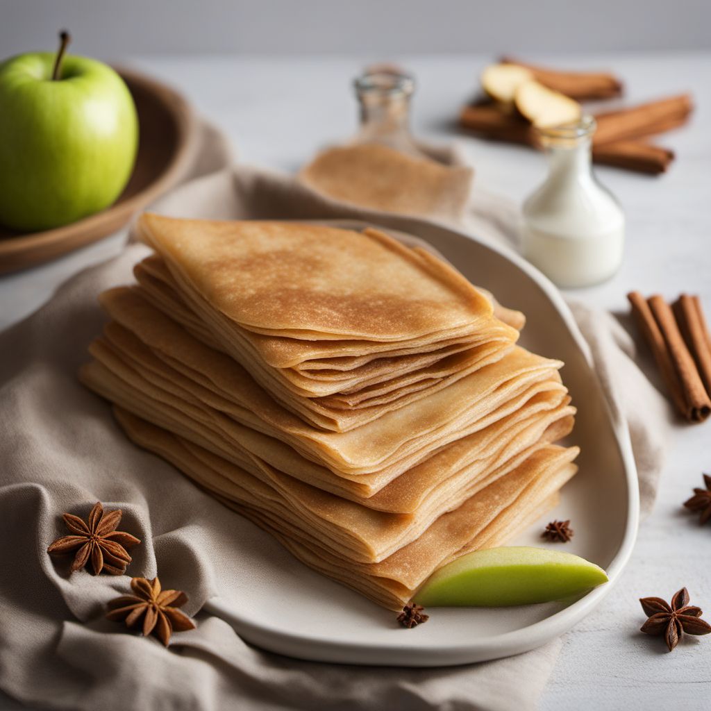 Eurasian-style Apple Cinnamon Crêpes