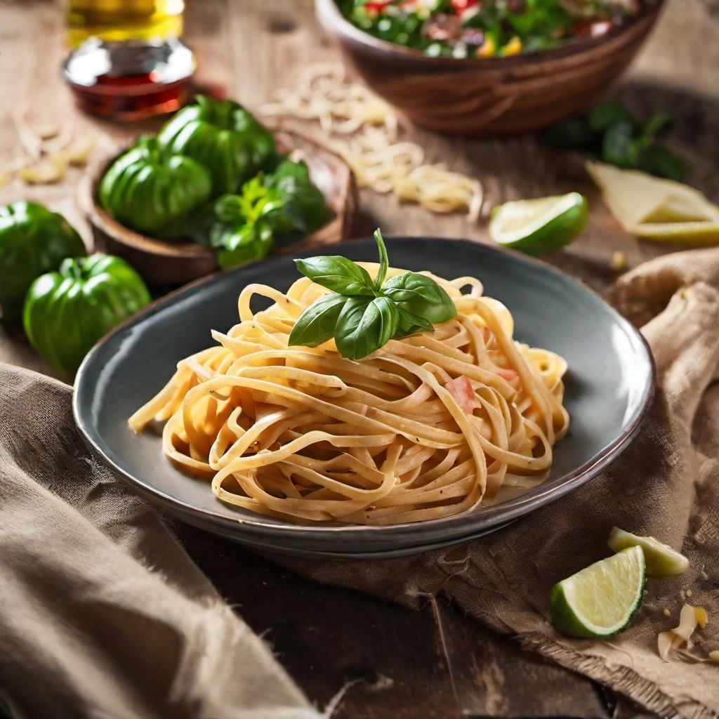 Fettuccine com Manteiga e Parmesão