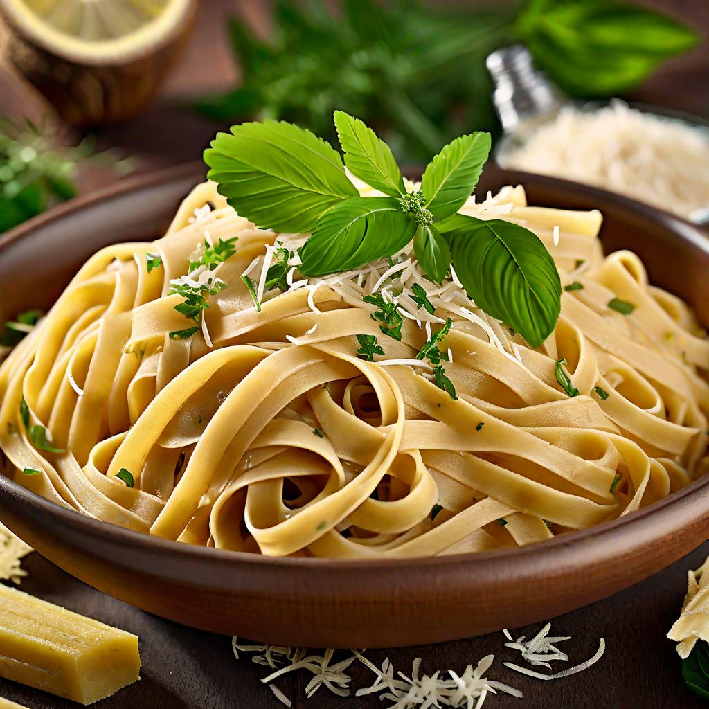 Caribbean-style Fettuccine with Coconut Cream and Plantains