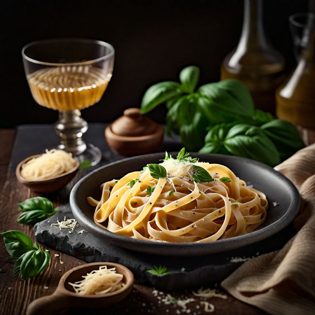 Fettuccine au Beurre et au Parmesan