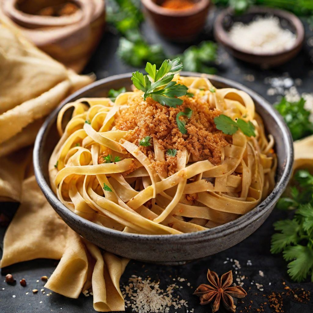 Fettuccine Burro e Parmigiano with a Moroccan Twist