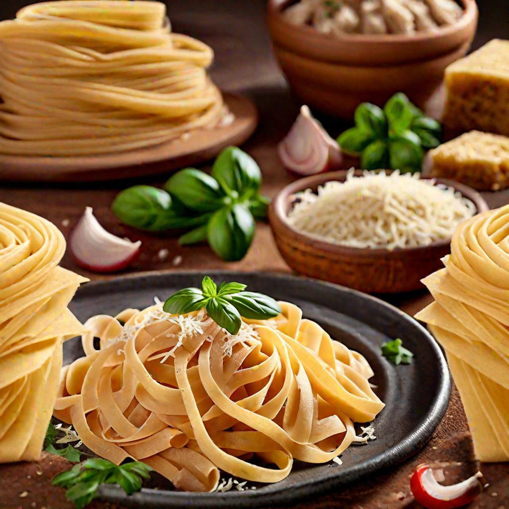 Fettuccine con Salsa de Mantequilla y Parmesano