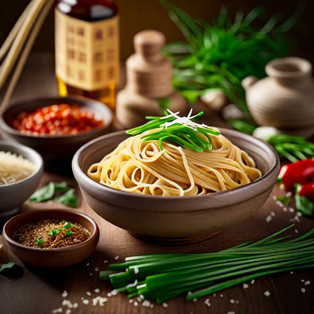 Sichuan-style Spicy Fettuccine with Parmesan Cheese