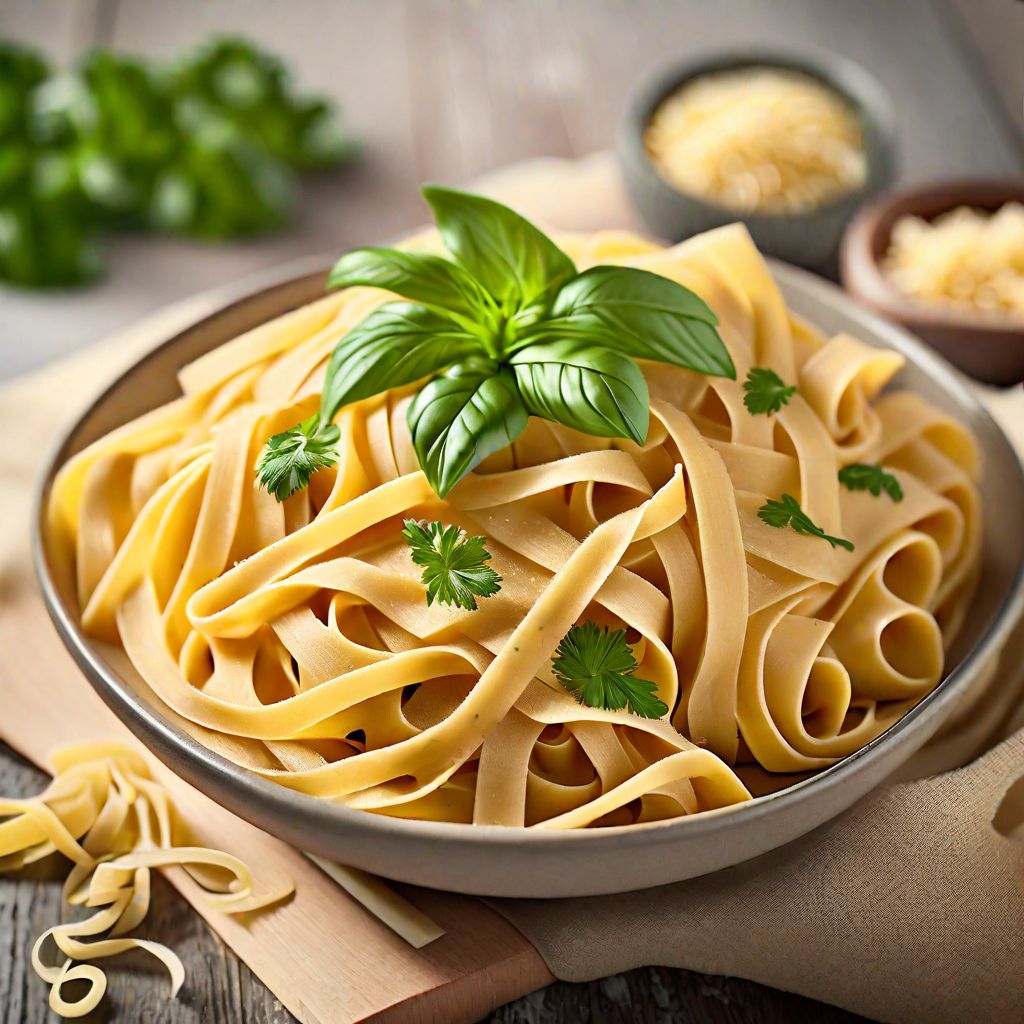 Vegan Fettuccine Burro e Parmigiano