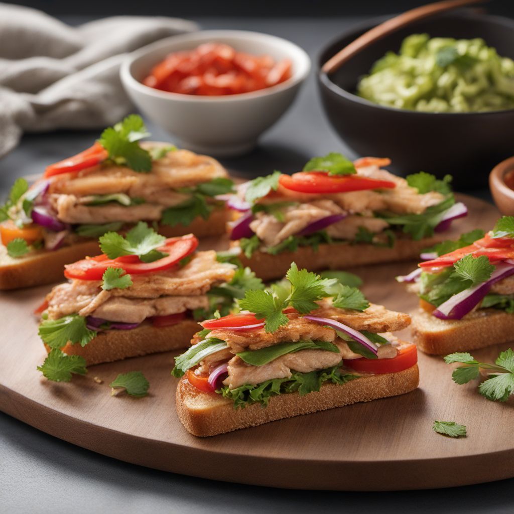 Filipino-American Style Open-faced Sandwiches