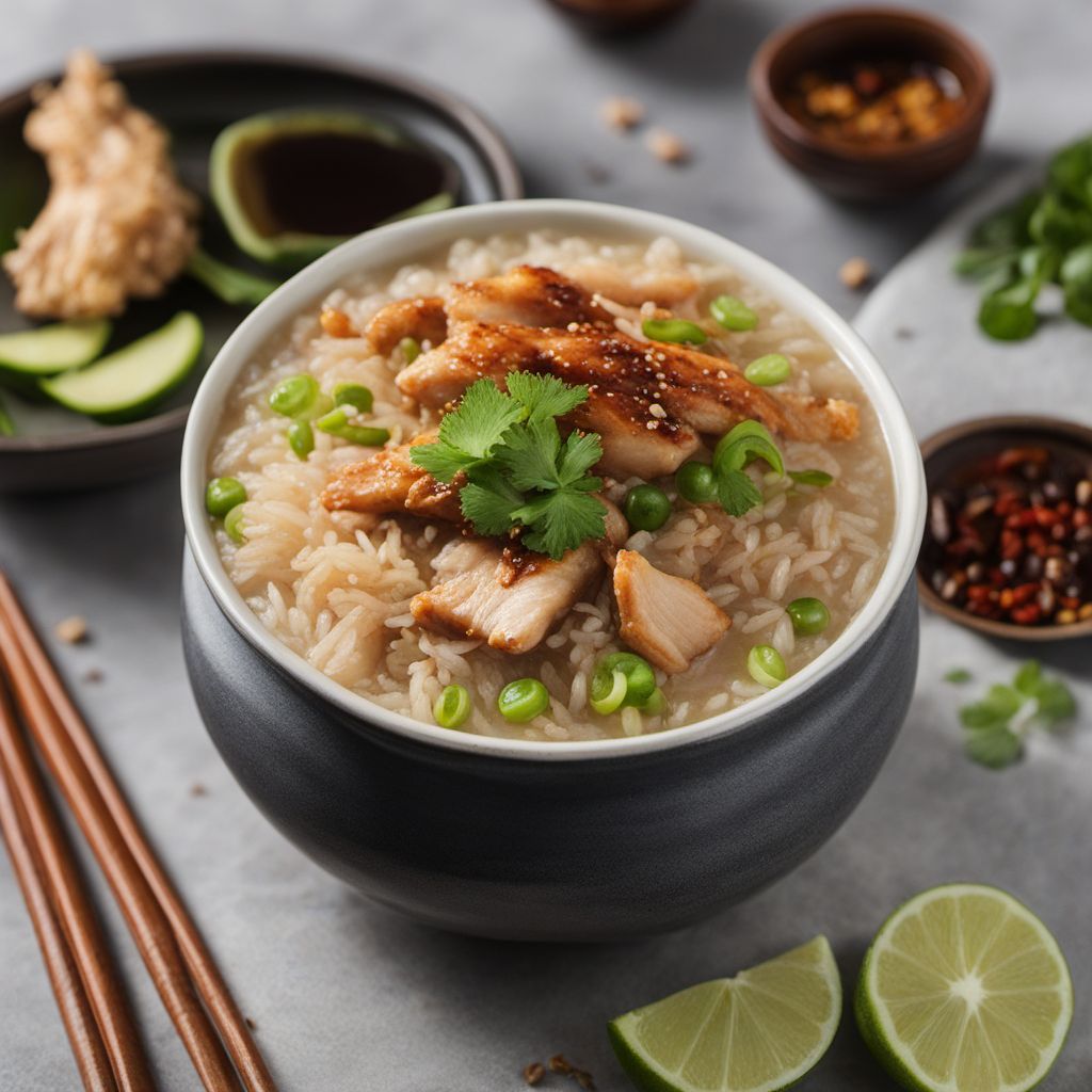 Filipino Chicken and Rice Porridge