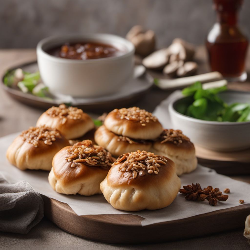 Filipino-style Mushroom Siopao