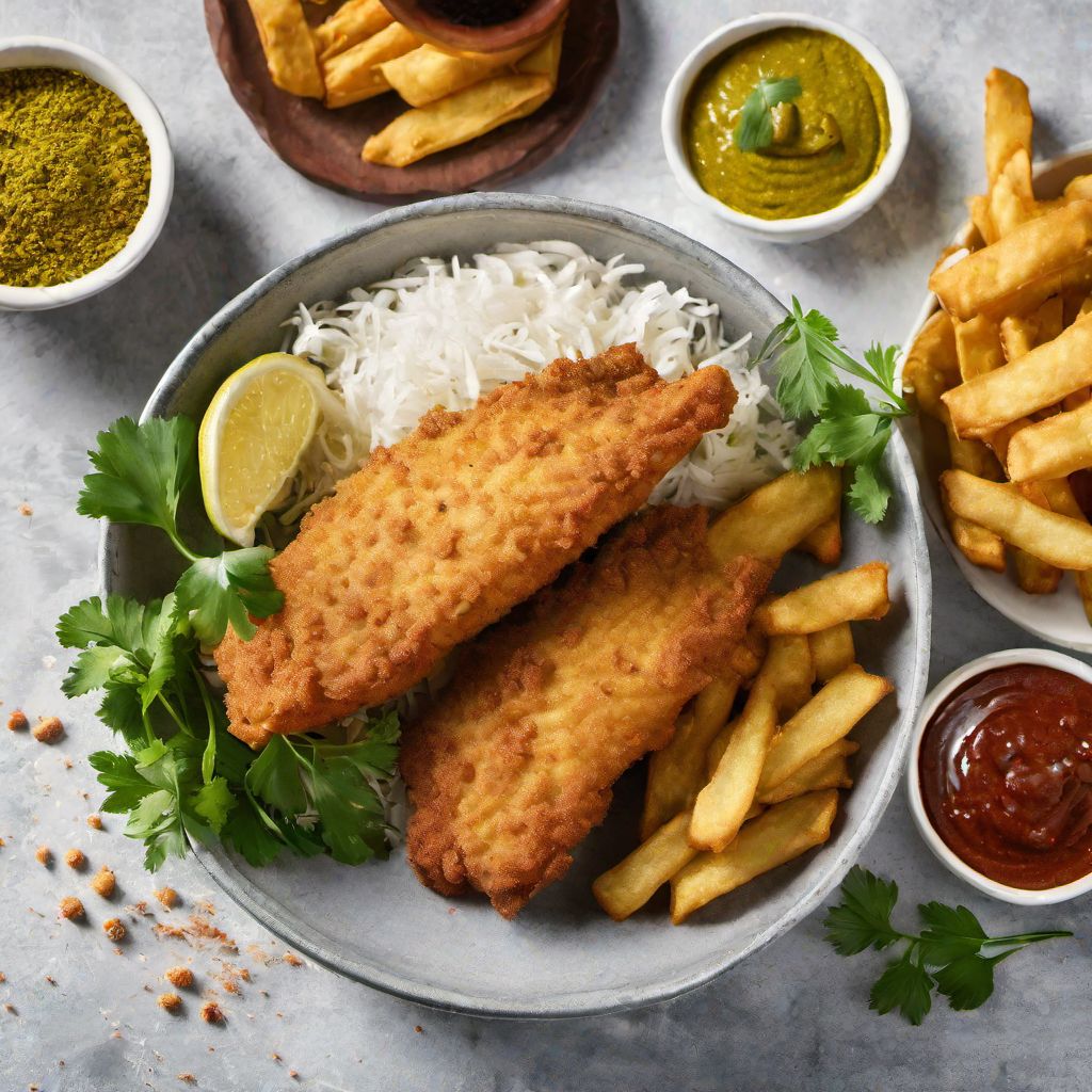 Indo-style Fish and Chips