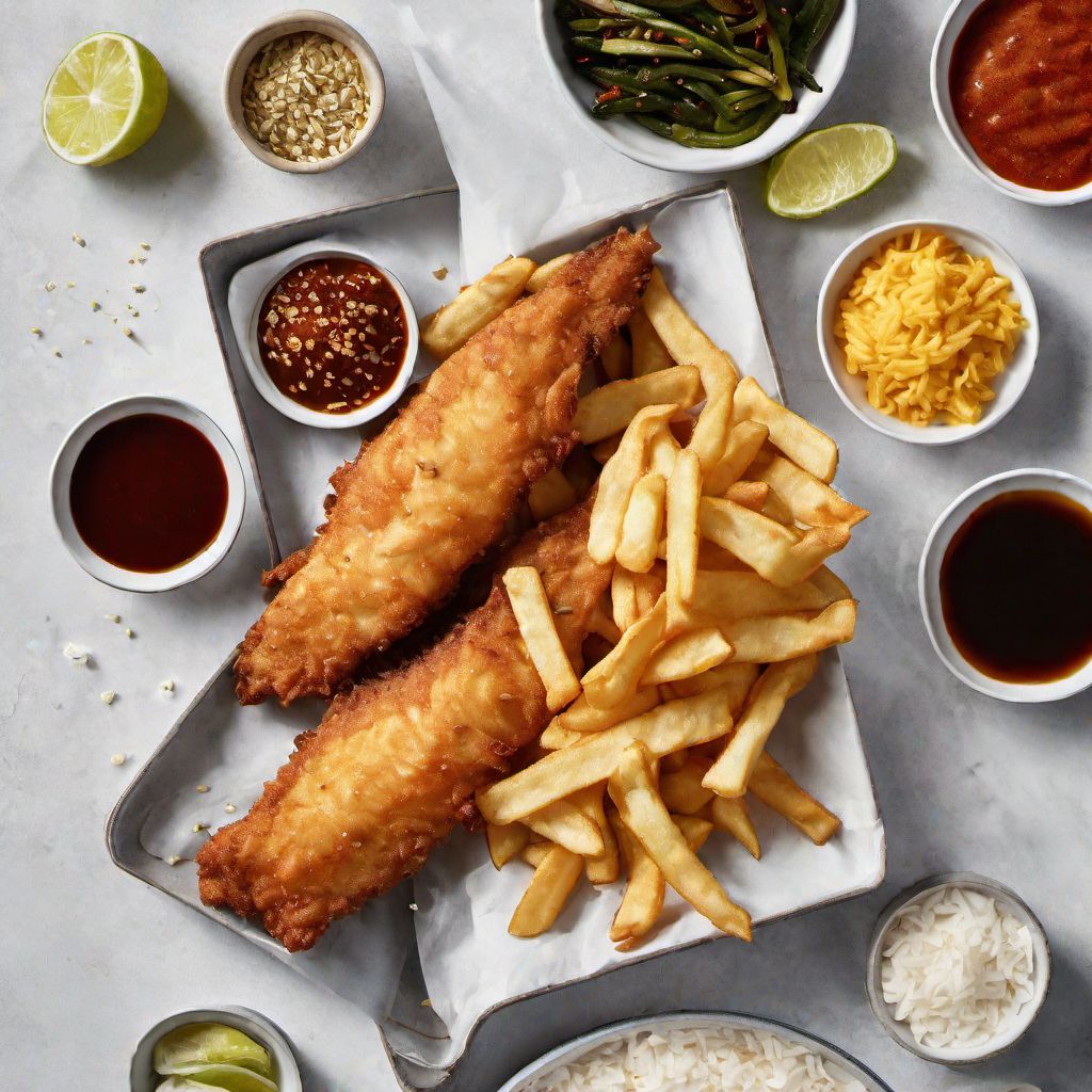 Korean-Style Fish and Chips