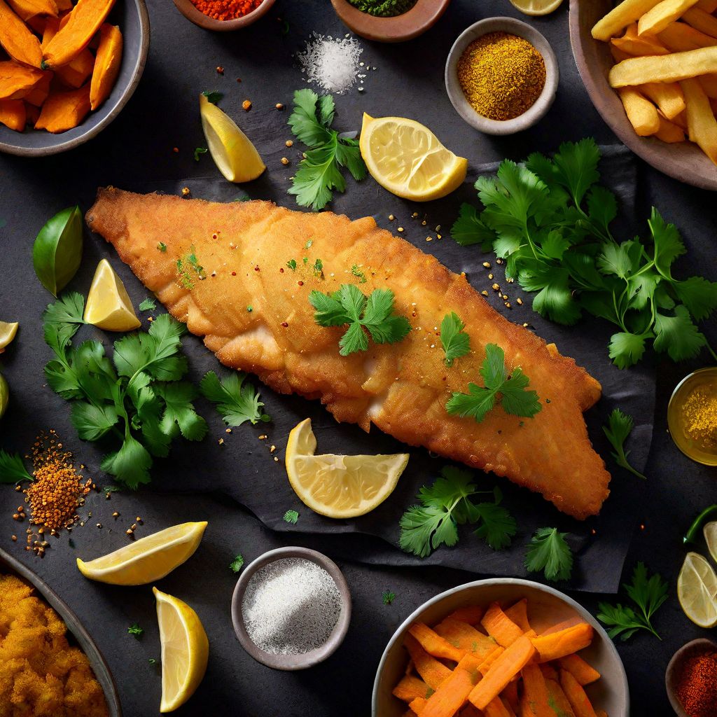 Moroccan-style Fish and Chips