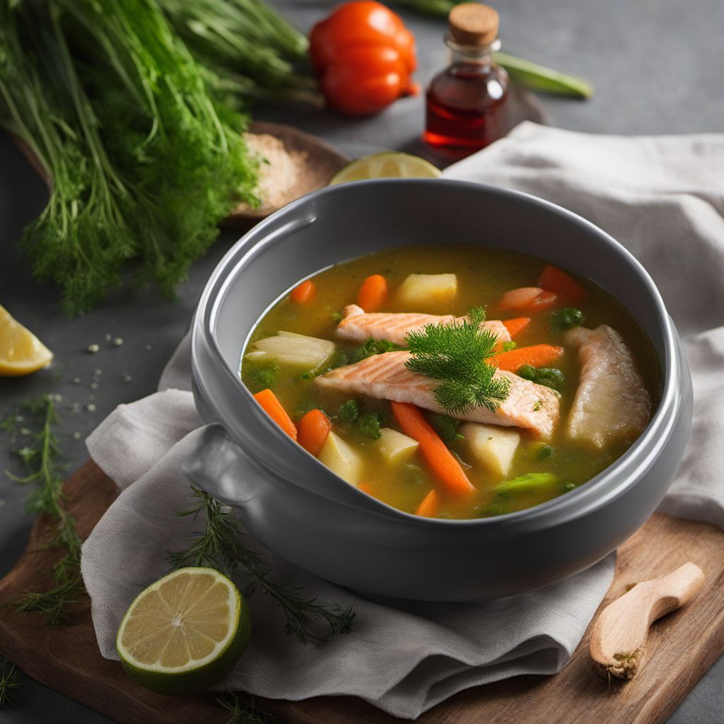 Fish Soup with Vegetables