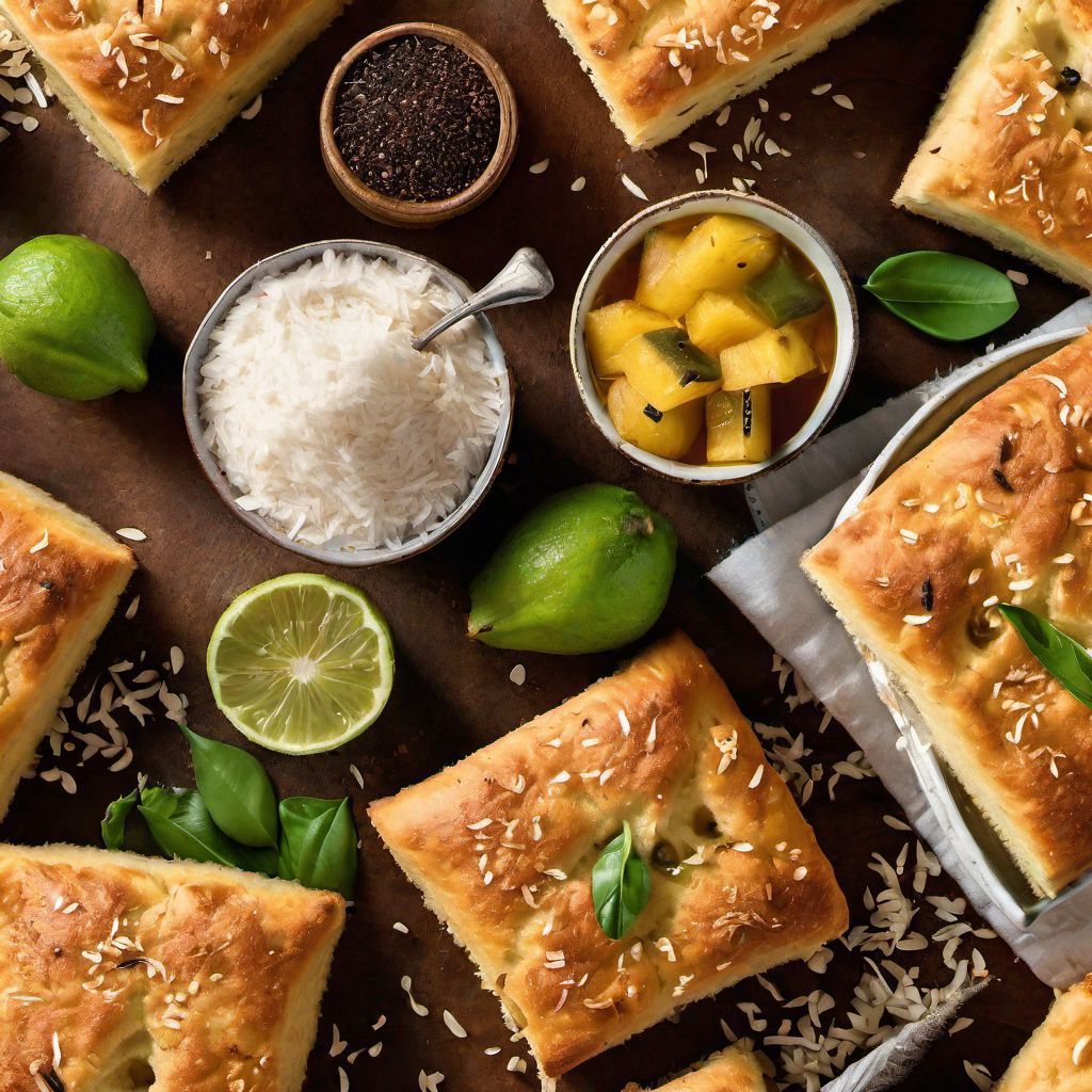 Caribbean-inspired Focaccia