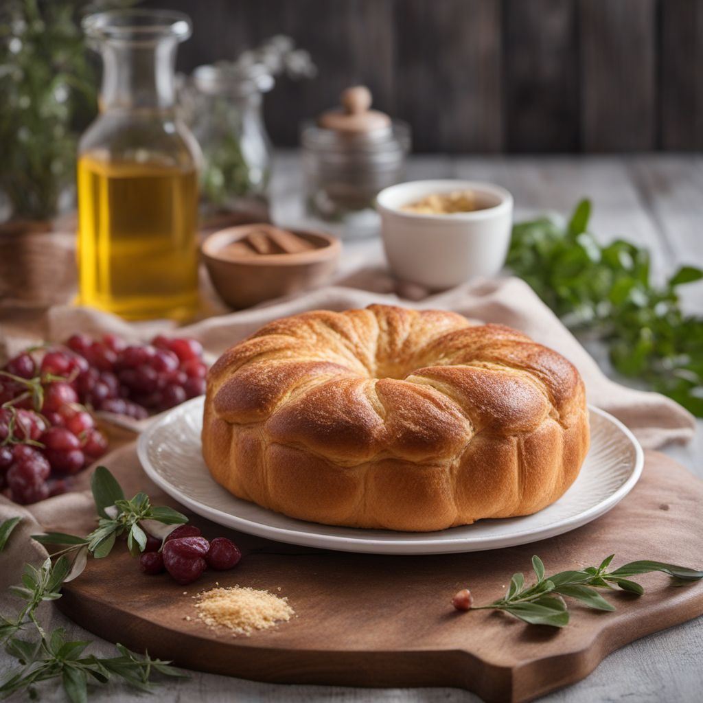 Folar de Olhão - Portuguese Easter Bread