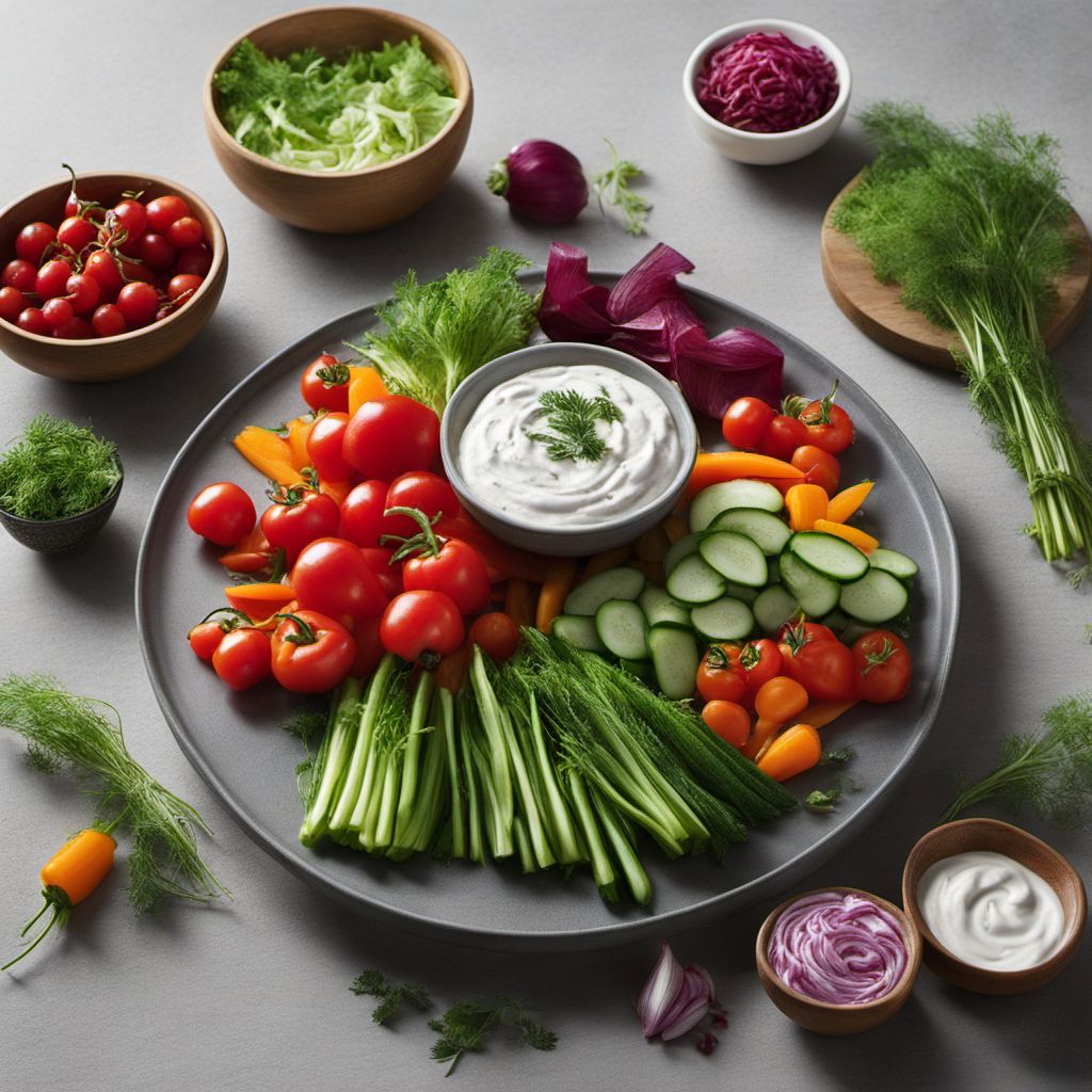 French Garden Platter