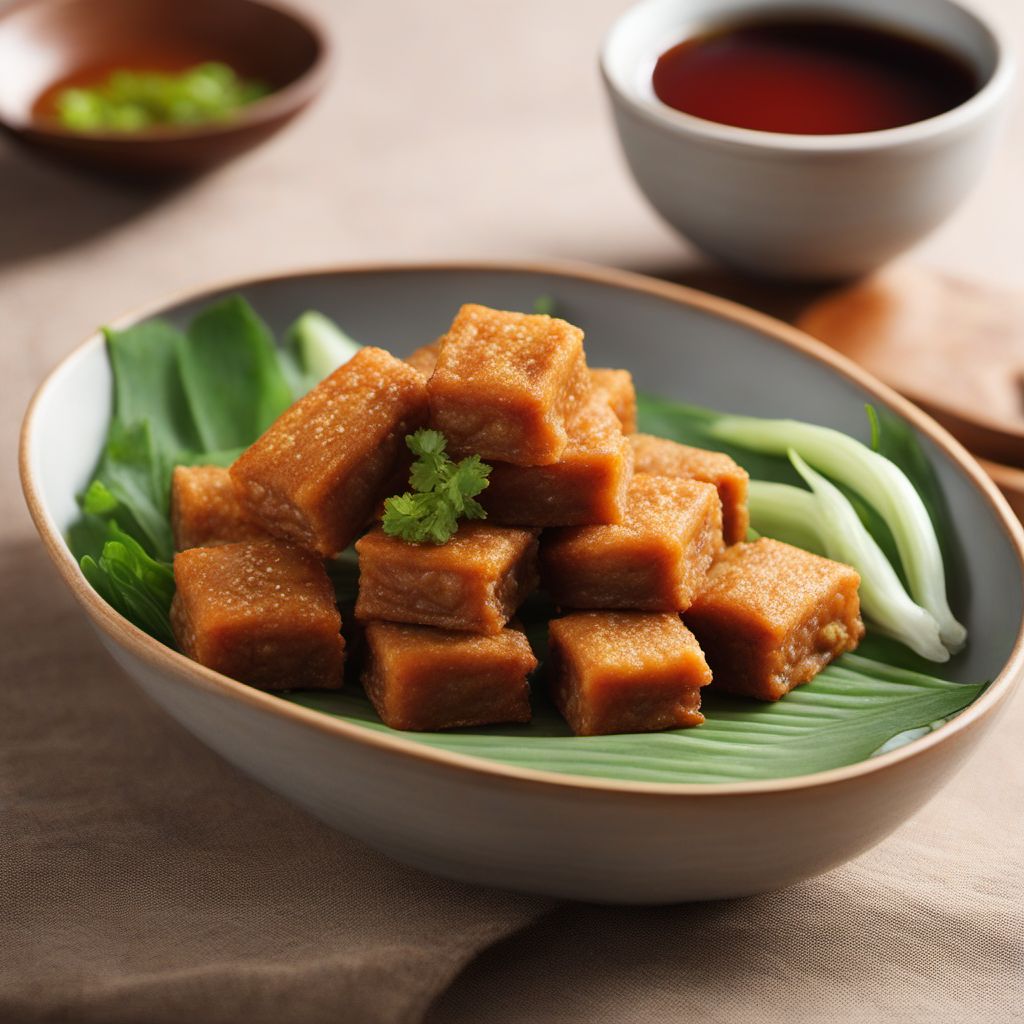 Fried Stuffed Bean Curd Paste