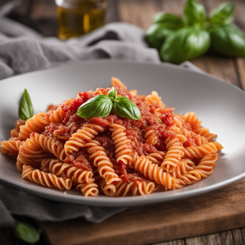 Fusilli with Rustic Tomato Sauce