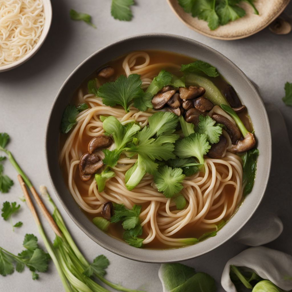 Gabonese-style Yen Ta Fo Noodle Soup