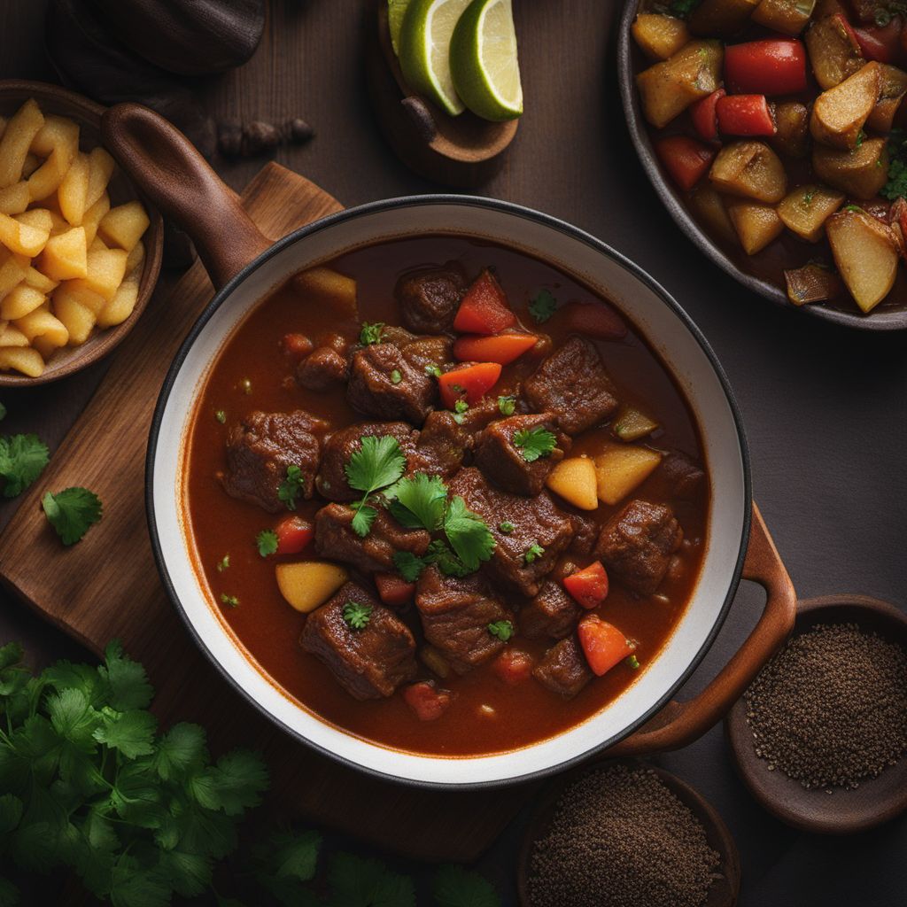 Gambian-style Beef Stew with Potatoes