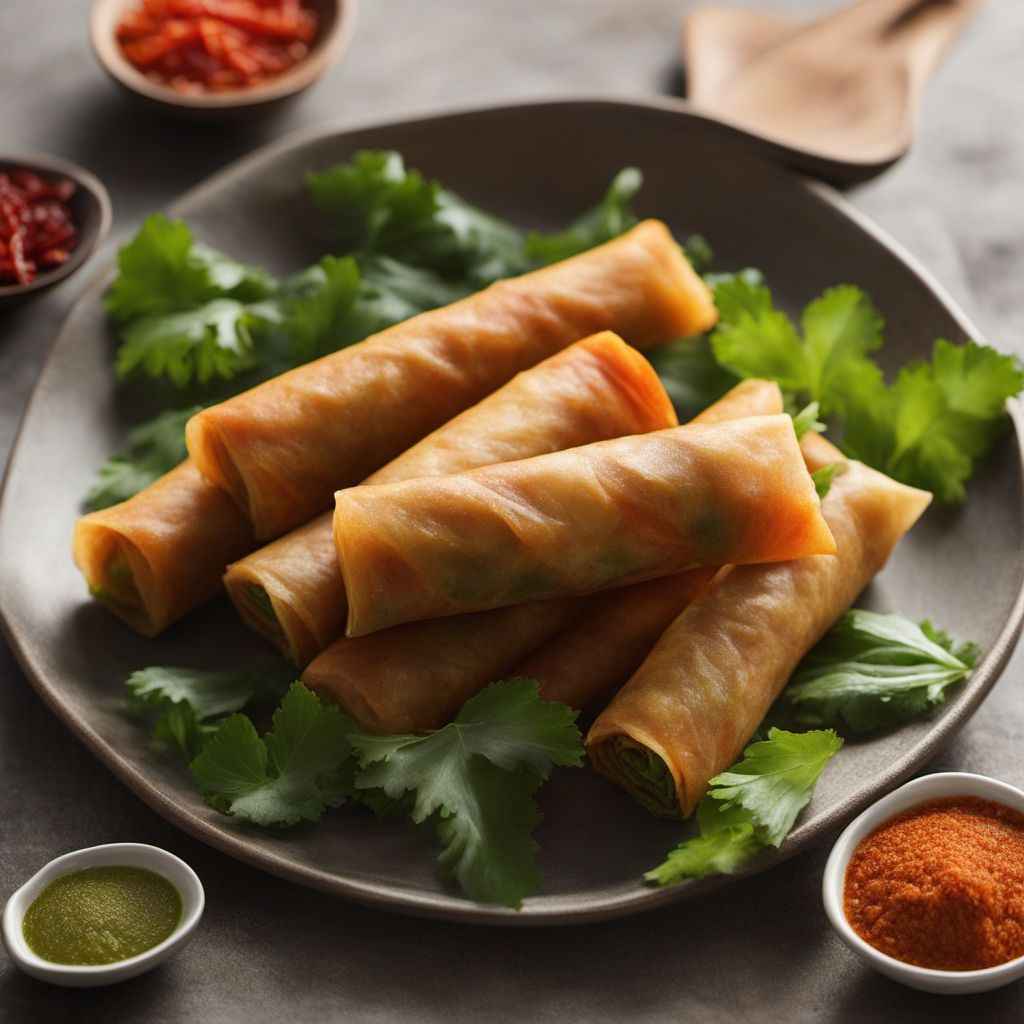 Gambian-style Vegetable Rolls