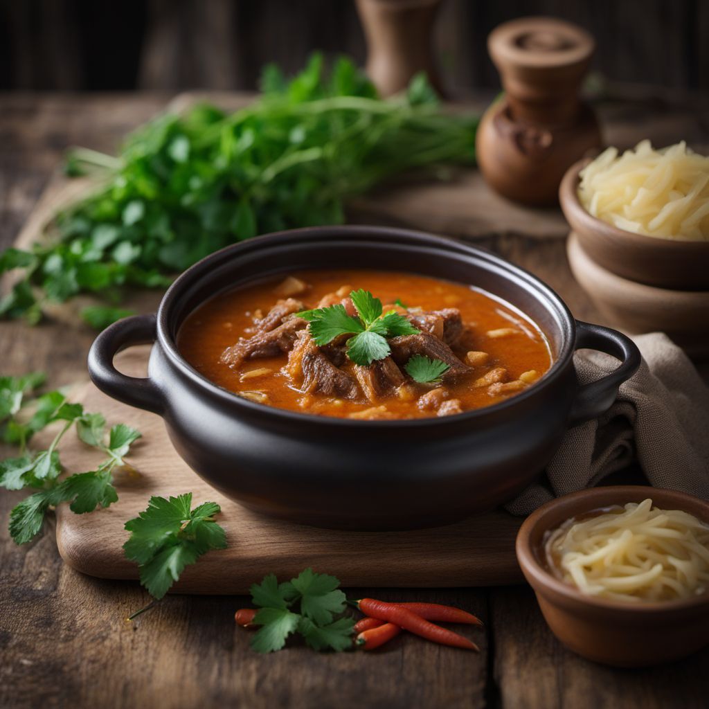 Georgian-style Tripe Soup