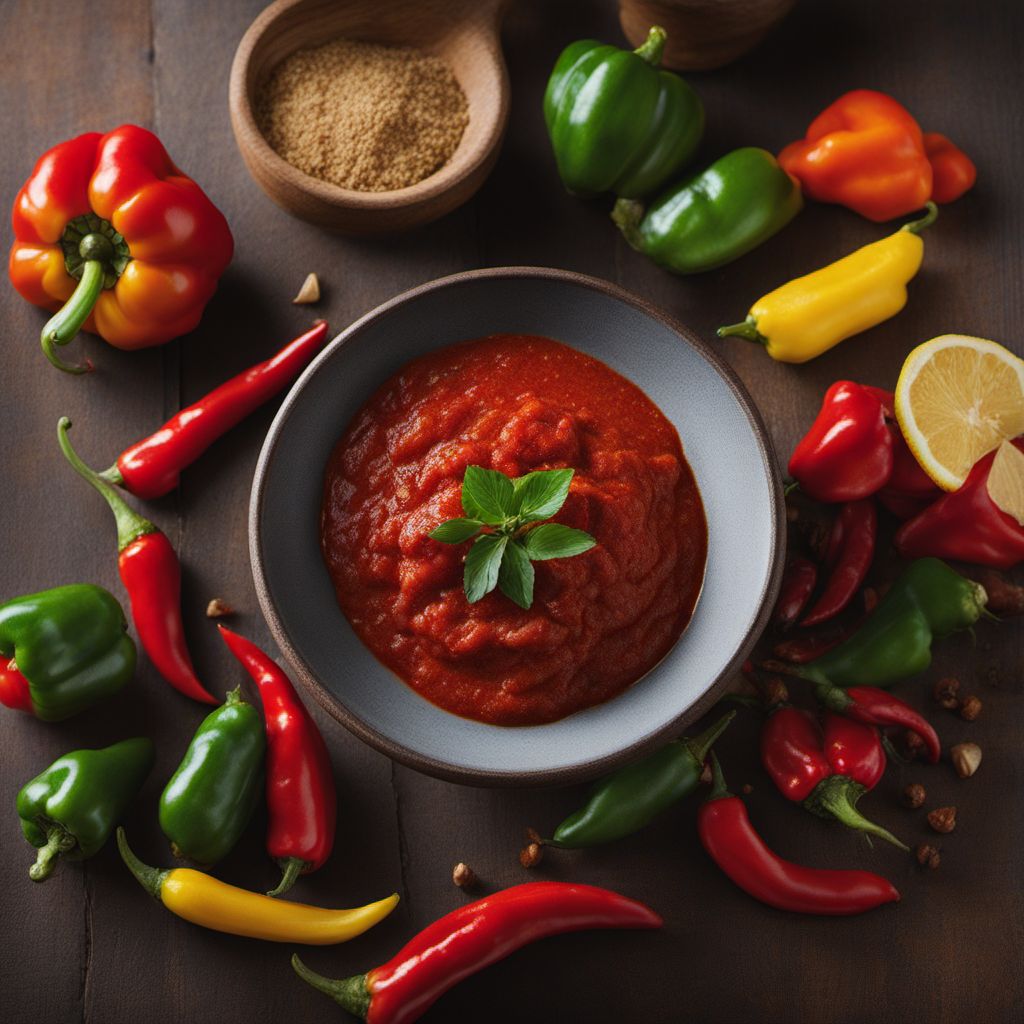 Ghanaian Spicy Pepper Sauce