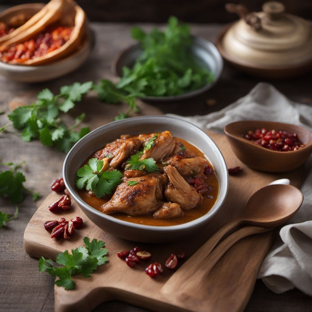 Gibraltarian-style Walnut and Chicken Stew