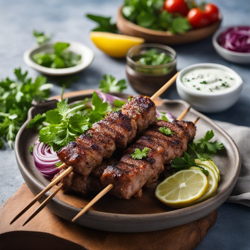 Greek-American Style Grilled Meat Skewers