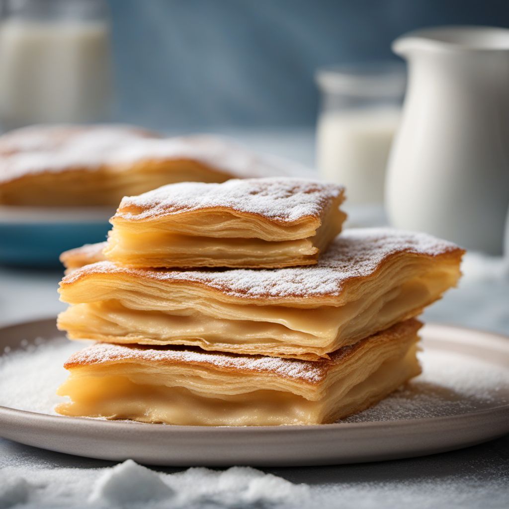 Greek Bougatsa with Custard Filling