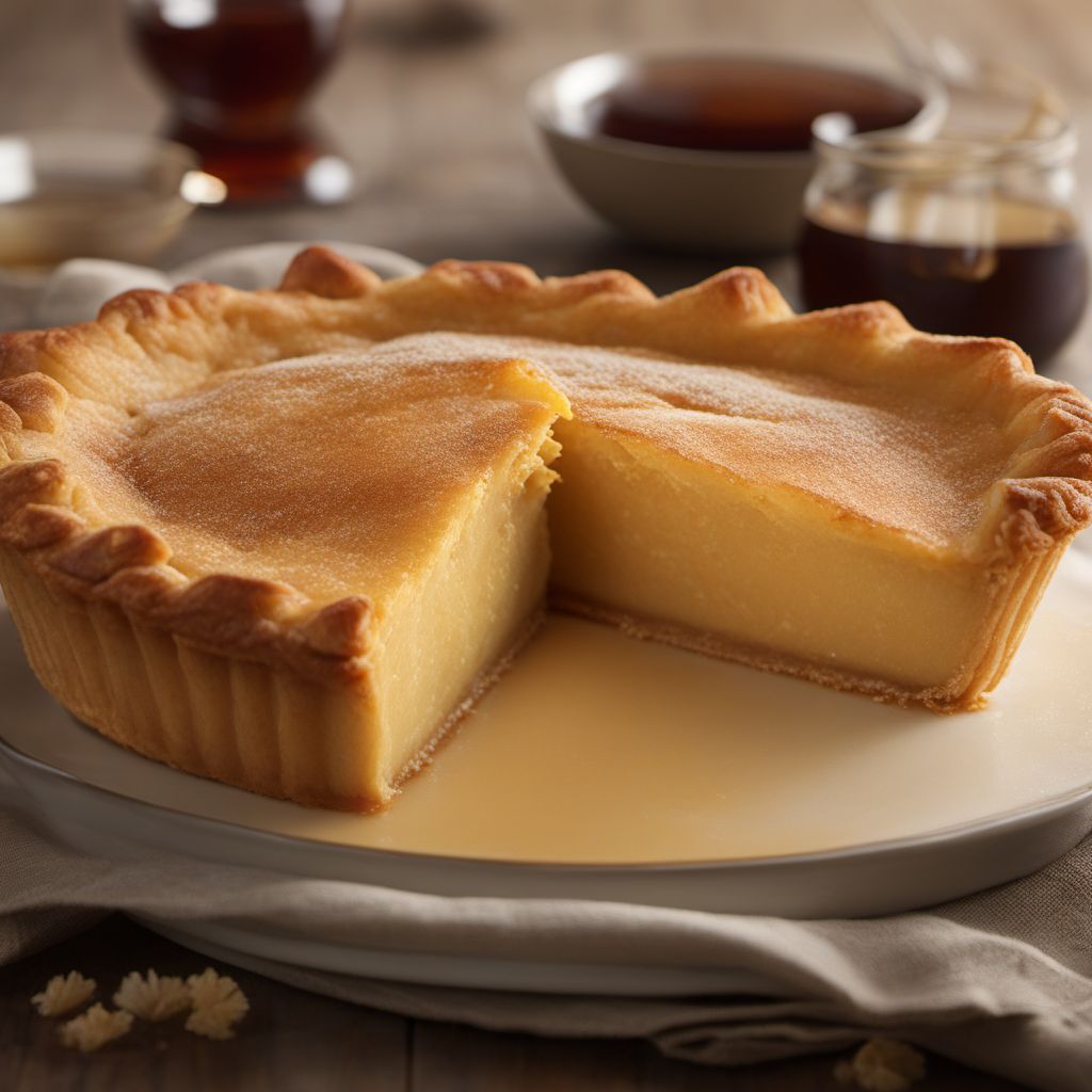 Greek Honey Custard Pie