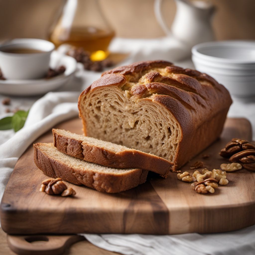 Greek-Inspired Honey and Walnut Bread