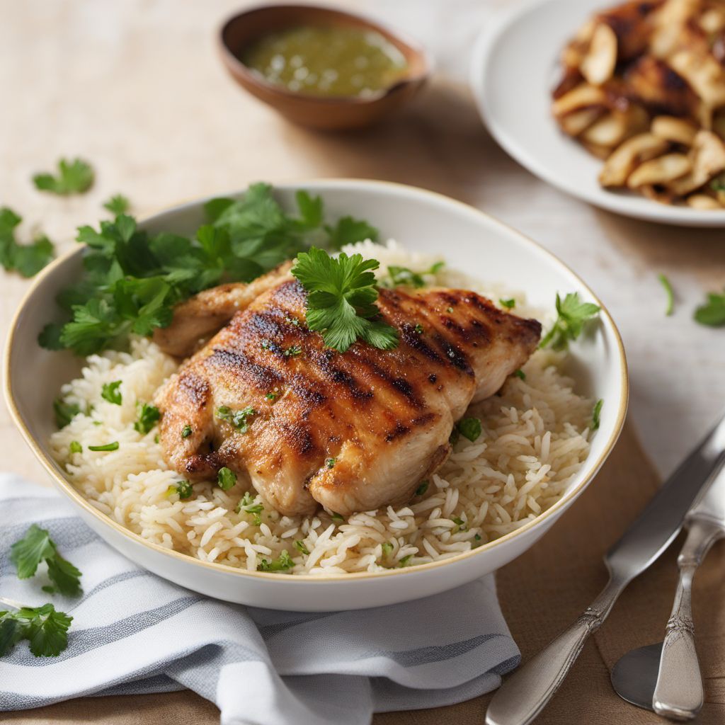 Greek Lemon Chicken and Rice