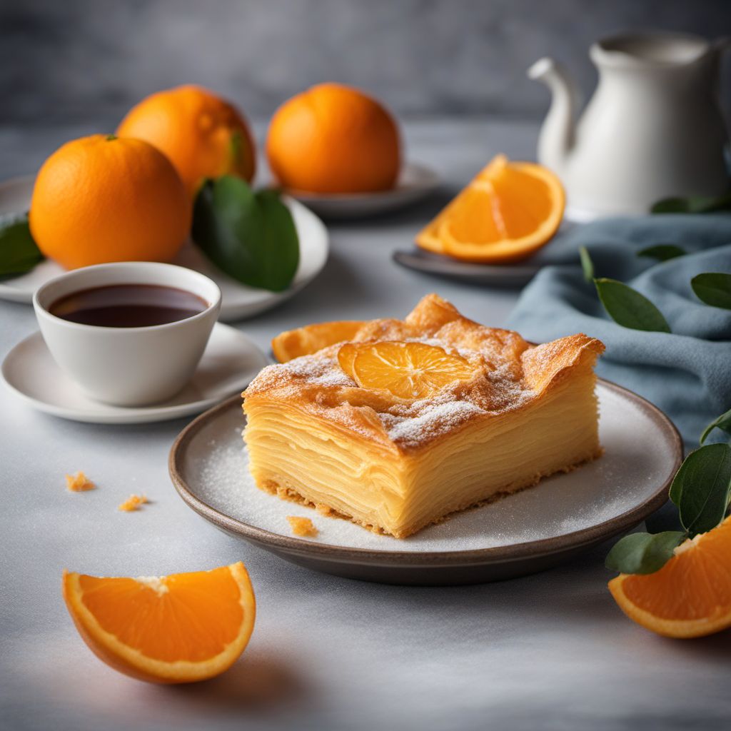 Greek Orange Phyllo Cake